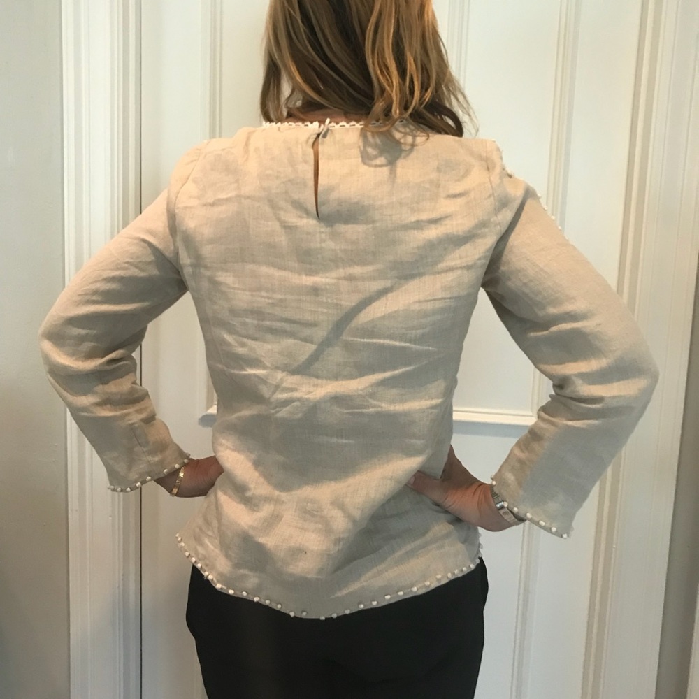 Linen Spring/Beach Top - Picture 2 of 5